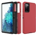 thumbnail image 1 of for Samsung Galaxy S20 FE 5G Case [NOT FIT S20], S20FE/ S 20FE Case for Women Girls, Shockproof Drop Proof with 1 Pack Glass Screen Protector, Full-Body Strong Protection 3 in 1 Phone Case, Red, 1 of 13