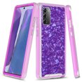 thumbnail image 1 of Samsung Galaxy S20 FE 5G Case, Rosebono Graphic Design Shockproof Impact Resistant Protective Full-Body Rugged Clear Hybrid Bumper Case for Samsung Galaxy S20 FE 5G (Purple Shell), 1 of 5
