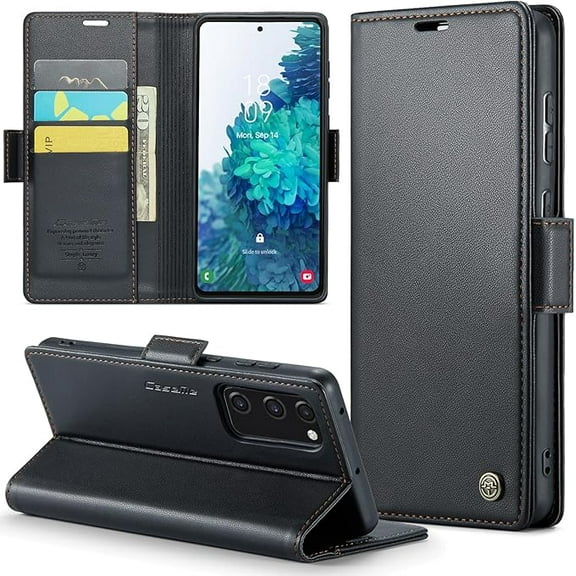 Samsung Galaxy S20 FE 5G Wallet Case with [RFID Blocking] Card Holder Magnetic Kickstand,Leather Flip Protective Case Wallet for Samsung Galaxy S20 FE 5G 6.5 Inch