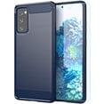 thumbnail image 1 of Samsung Galaxy S20 FE 5G case,with HD Screen Protector, Soft TPU Slim Fashion Non-Slip Protective Phone Case Cover for Samsung Galaxy S20 FE(Fan Edition)(Navy Brushed TPU), 1 of 8