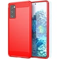 thumbnail image 1 of Samsung Galaxy S20 FE 5G case,with HD Screen Protector, Soft TPU Slim Fashion Non-Slip Protective Phone Case Cover for Samsung Galaxy S20 FE(Fan Edition)(Red Brushed TPU), 1 of 10