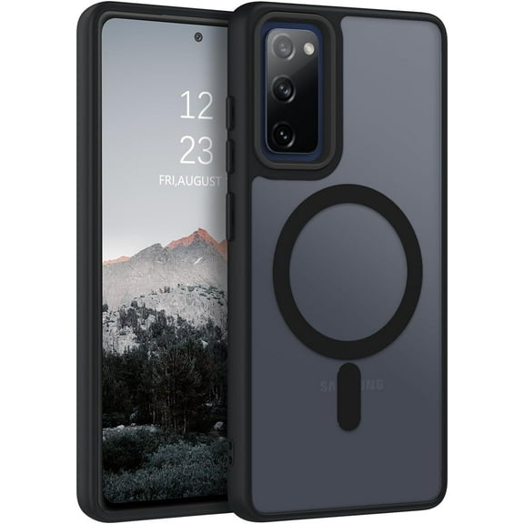 Bestroad Magnetic Black Back Cover Cell Phone Case for Samsung Galaxy S20 FE, 1 Count