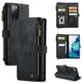 thumbnail image 1 of Samsung Galaxy S20 FE Case,Dteck Magnetic Wallet Case Premium Durable PU Leather Zipper Pocket Card Holder Kickstand Phone Cover for GalaxyS20 FE 5G,Black, 1 of 6