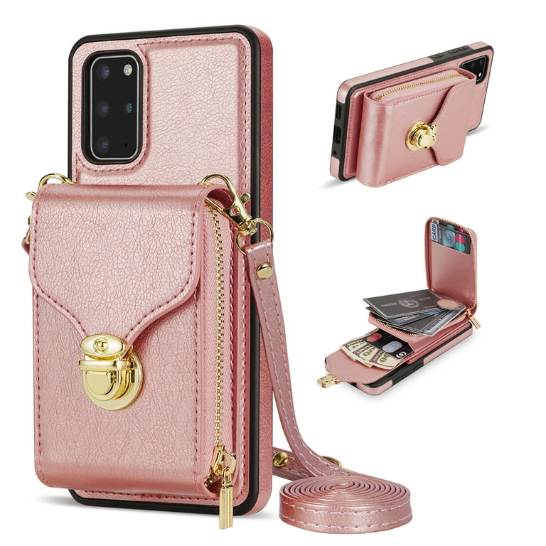for Samsung Galaxy S20 FE Case Wallet with Shoulder Strap for - Main Image