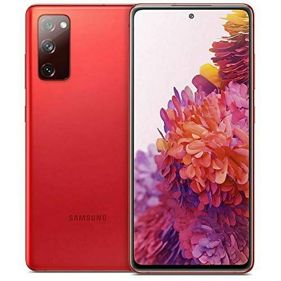 Samsung Galaxy S20 FE G780F 256GB Dual Sim GSM Unlocked Android Smart Phone - International Version, Cloud Red