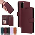 thumbnail image 1 of for Samsung Galaxy S20 FE Removable Wallet Case, Premium PU Leather Flip Cover with [RFID Blocking][ Detachable Card Holder][Stand Function][Wrist Strap] Shockproof Protectove Phone Cover,Winered, 1 of 10