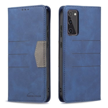 Samsung Galaxy S20 FE Wallet Case , Dteck Magnetic Stand Flip Protective Leather Case Purse Style with ID & Credit Card Holder Cover for Samsung Galaxy S20 FE 5G 6.5 inch,Blue