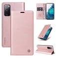 thumbnail image 1 of for Samsung Galaxy S20 FE Wallet Case with RFID Blocking Credit Card Holder,Classic Vegan PU Premium Leather Folio Magneitc Flip Kickstand Shockproof Cover for Samsung S20 FE Phone case,Rosegold, 1 of 11