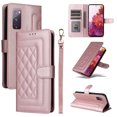 thumbnail image 1 of for Samsung Galaxy S20 FE Wallet Flip Case, Classic PU Leather Card Slots with Lanyard Magnetic Closure Kickstand Drop Protective Soft TPU Inner Case Cover for Samsung Galaxy S20 FE, Rosegold, 1 of 6