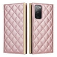 thumbnail image 1 of For Samsung Galaxy S20 FE Wallet Phone Case,PU Leather Folio Flip Kickstand,With Wrist Strap&Shoulder Strap,Card Slots,Shockproof Rugged Anti-fall Crossbody Phone Case Cover,Rosegold, 1 of 9