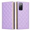 thumbnail image 1 of For Samsung Galaxy S20 FE Wallet Phone Case,PU Leather Folio Flip Kickstand,With Wrist Strap&Shoulder Strap,Card Slots,Shockproof Rugged Anti-fall Crossbody Phone Case Cover,Purple, 1 of 9