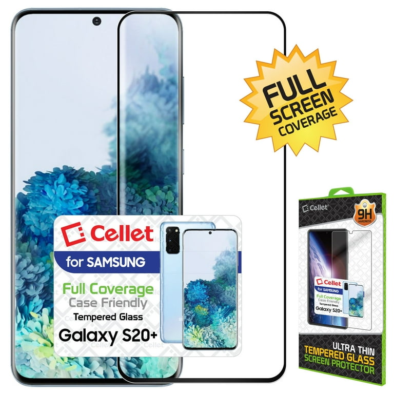 Samsung Galaxy S20+ Full Coverage Screen Protector, Premium Ultra