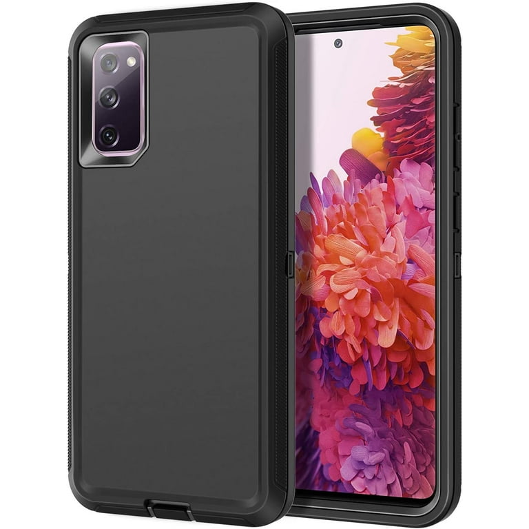 Samsung Galaxy S20 Heavy Duty Case, Military Grade Hard Protection, Shatter  Resistant, 3 Layer Rubber Compatible for Galaxy S20, Black - By Entronix