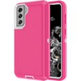 thumbnail image 1 of Samsung Galaxy S20 Heavy Duty Case, Military Grade Hard Protection, Shatter Resistant, 3 Layer Rubber Compatible for Galaxy S20, Pink - By Entronix, 1 of 4