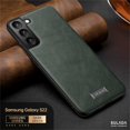 thumbnail image 1 of for Samsung Galaxy S20 Leather Case Wireless Charging, Slim Luxury Classic PU Non-Slip Grip Rugged Bumper Shockproof Protective Cover Men Women Phone Cases for Samsung Galaxy S20,Green, 1 of 8