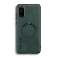 thumbnail image 1 of for Samsung Galaxy S20 PU Leather Case, Vintage Compatible with MagSafe and Wireless Charging Slim Fit-Drop Scratch Resistant Support Magnetic Car Mount Case Cover for Galaxy S20, Green, 1 of 9