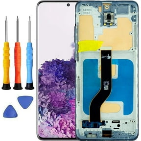 for Samsung Galaxy S20 Plus 5G Screen Replacement with Frame for Samsung G985F G985U G985W G986B G986U G986W LCD Display Digitizer Touch Screen, Black