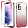 thumbnail image 1 of For Samsung Galaxy S20 Plus/+ Case, Full Body Clear Protection Case Shock Proof edges Slim Hybrid Back Silicone Rubber TPU Bumper Gradient Cover For Samsung Galaxy S20 Plus - Red, 1 of 6