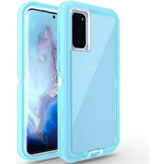for Samsung Galaxy S20 Plus Case Galaxy S20+ Case Military Drop Tested 3 in 1 Full Body Protective Cover Heavy Duty Rugged Shockproof for Galaxy S20 Plus S20+ Phone Case (Blue)