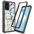 thumbnail image 1 of Samsung Galaxy S20 Plus Case, KAESAR Hybrid Bling Glitter Sparkle White Marble Graphic Fashion Cute Colorful Silicone Skin Cover Armor Case for Samsung Galaxy S20 Plus, 1 of 6