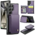 thumbnail image 1 of Samsung Galaxy S20 Plus Detachable Wallet Case with Card Holder, PU Leather Kickstand Card Slots Case,Double Magnetic Clasp and Durable Shockproof Cover for Samsung S20 Plus,Purple, 1 of 11
