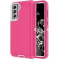 thumbnail image 1 of Samsung Galaxy S20 Plus Heavy Duty Case, Military Grade Hard Protection, Shatter Resistant, 3 Layer Rubber Compatible for Galaxy S20 Plus, Pink - By Entronix, 1 of 5