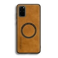 thumbnail image 1 of for Samsung Galaxy S20 Plus PU Leather Case, Vintage Compatible with MagSafe and Wireless Charging Slim Fit-Drop Scratch Resistant Support Magnetic Car Mount Case Cover for Galaxy S20 Plus, Brown, 1 of 9