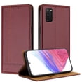 thumbnail image 1 of for Samsung Galaxy S20 Plus Slim Case with Card Holder, Premium PU Leather Wallet Case with Flip Card Slots Kickstand & Magnetic Closure for Samsung Galaxy S20 Plus, Winered, 1 of 6