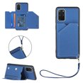 thumbnail image 1 of for Samsung Galaxy S20 Plus Wallet Case with Card Holder Case with RFID Blocking Card Slots, Double Magnetic Clasp Durable Shockproof Kickstand Detachable Wrist Strap Cover,Blue, 1 of 6