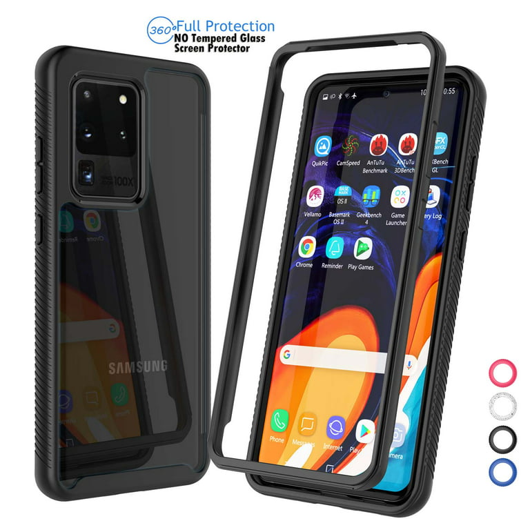 Samsung Galaxy S20+ S20 Plus 5G 2020 6.7 Case, Phone Case Cover for  Samsung S20 Plus, Njjex Full-Body Rugged Transparent Clear Back Bumper  Samsung Galaxy S20+ S20 Plus 5G 2020 6.7 Case 
