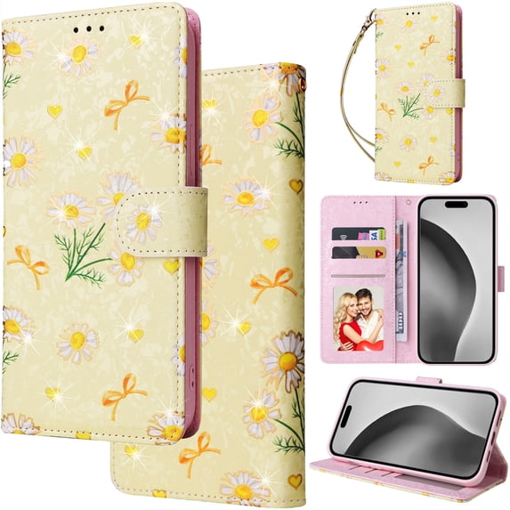 for Samsung Galaxy S20+/S20 Plus Leather Phone Case Wallet Gilding Bronzing Rose Flower Butterfly Folio Flip Cover Kickstand, RFID Blocking Card Holder Cash Slot, Magnetic Clasp, Wrist Strap