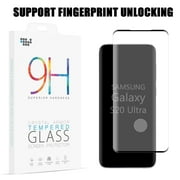 Samsung Galaxy S20 ULTRA (6.9) Tempered Glass Screen Protector 3D Curved Edgeless Tempered Glass Anti-Scratch, Clear [Support Fingerprint Unlocking] LCD Screen Protector for Samsung Galaxy S20 Ultra