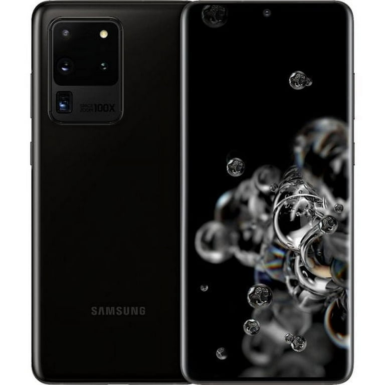 Pre-Owned Samsung Galaxy S20 Ultra 5G, Fully Unlocked 128GB, Black 