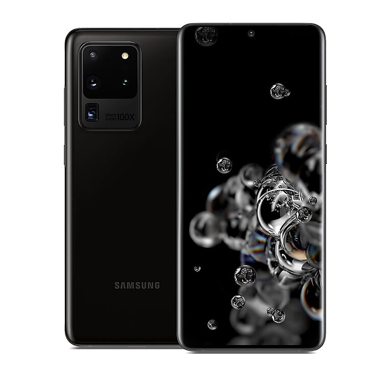 Samsung Galaxy S20 Ultra 5G SM-G988B/DS 128GB 12GB RAM GSM Unlocked - Cosmic Black