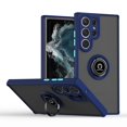 thumbnail image 1 of for Samsung Galaxy S20 Ultra Case, Hybrid Matte Back Case Magnetic For Car Mount with 360° Rotatable Ring Holder Kickstand Shockproof Protective Cover For Samsung Galaxy S20 Ultra,
Navyblue, 1 of 8