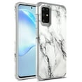 thumbnail image 1 of Samsung Galaxy S20 Ultra Case, KAESAR Slim Hybrid Dual Layer Shockproof Hard Cover Graphic Fashion Cute Colorful Silicone Skin Cover Armor Case for Samsung Galaxy S20 Ultra (White Marble), 1 of 6