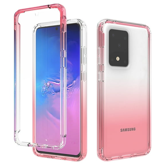 Samsung Galaxy S20 Ultra Case, Kaesar Dual Layer Rugged Ultra Transparency Hybrid Protective Case for Samsung Galaxy S20 Ultra (Red)