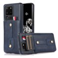 thumbnail image 1 of for Samsung Galaxy S20 Ultra Case Wallet with Slide Credit Card Holder, Flip Premium PU Leather Hidden Kickstand Classic Retro Heavy Duty Protective Cover for Samsung Galaxy S20 Ultra,Blue, 1 of 9