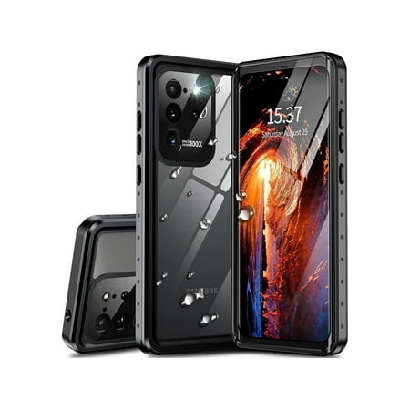 For Samsung Galaxy S20 Ultra Case Waterproof, Built-in Screen Protector Full-Body Rugged Cover Shockproof Dustproof Case for Galaxy S20 Ultra 6.9 inches