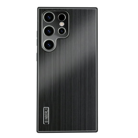 for Samsung Galaxy S20 Ultra Metal Back Case, Luxury Anti-fingerprint Drop Protective Anti-Scratch Shockproof Thin Fit TPU Frame Phone Case Cover for Samsung Galaxy S20 Ultra, Black