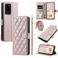 thumbnail image 1 of for Samsung Galaxy S20 Ultra Wallet Case, Premium PU Leather Magnetic Flip Folio Case with Wrist Strap Credit Card Holder for Women Men Crossbody Strap Case Cover for Samsung Galaxy S20 Ultra,Rosegold, 1 of 9