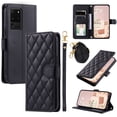 thumbnail image 1 of for Samsung Galaxy S20 Ultra Wallet Case, Premium PU Leather Magnetic Flip Folio Case with Wrist Strap Credit Card Holder for Women Men Crossbody Strap Case Cover for Samsung Galaxy S20 Ultra, Black, 1 of 9