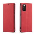 thumbnail image 1 of Samsung Galaxy S20 Wallet Case Samsung Galaxy S20 Luxury PU Leather Case, Book Folding Flip Retro Case with Kickstand, [RFID Blocking] Credit Card Slot Magnetic Closure Protective Cover, Red, 1 of 8