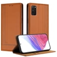 thumbnail image 1 of for Samsung Galaxy S20 Wallet Case with RFID Blocking Credit Card Slots, Luxury PU Leather Purse Cover with Flip Kickstand Shockproof Protective Phone Case for Galaxy S20 Case, Brown, 1 of 7