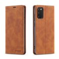 thumbnail image 1 of Samsung Galaxy S20 Wallet Case Samsung Galaxy S20 Luxury PU Leather Case, Book Folding Flip Retro Case with Kickstand, [RFID Blocking] Credit Card Slot Magnetic Closure Protective Cover, Brown, 1 of 8