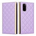 thumbnail image 1 of For Samsung Galaxy S20 Wallet Phone Case,PU Leather Folio Flip Kickstand,With Wrist Strap&Shoulder Strap,Card Slots,Shockproof Rugged Anti-fall Crossbody Phone Case Cover,Purple, 1 of 9