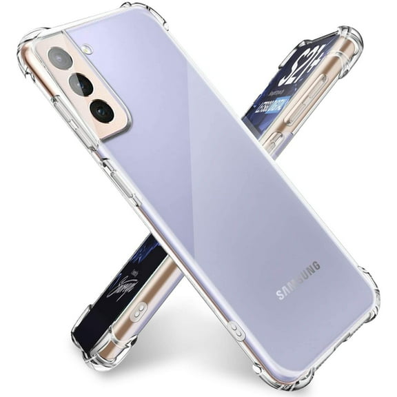 Samsung Galaxy S21 5G Clear Case, Dteck Lightweight Slim Fit Crystal Transparent Case Soft TPU Back Cover For Samsung Galaxy S21 6.2 inch 2021