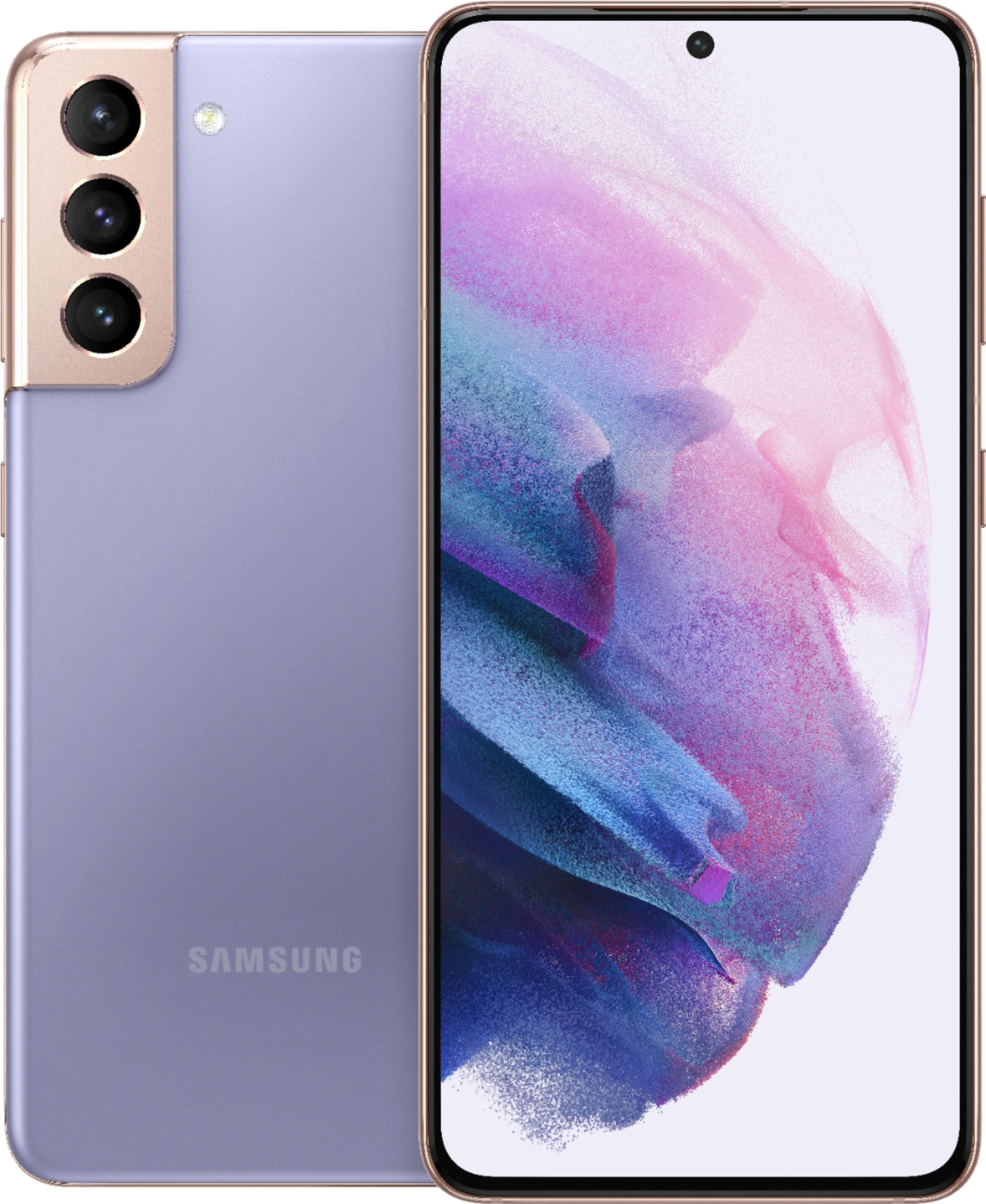 Samsung Galaxy S21+ 5G G996B 256GB Dual Sim GSM Unlocked Android Smartphone  (International Variant/US Compatible LTE) - Phantom Violet
