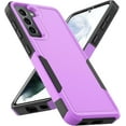 thumbnail image 1 of for Samsung Galaxy S21 Case: Dual Layer Protective Heavy Duty Cell Phone Cover Shockproof Rugged with Screen Protector - Military Protection Bumper Tough - Samsung Galaxy S21 5G 2021, 6.2 inch, Purple, 1 of 16