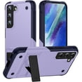 thumbnail image 1 of Samsung Galaxy S21 FE 5G Case Military Shockproof Magnetic Kickstand Cell Phone Cover Protective with Upgrade Hard PC & Premium Soft TPU Kickstand for Galaxy S21 FE 6.4 inch Purple, 1 of 13